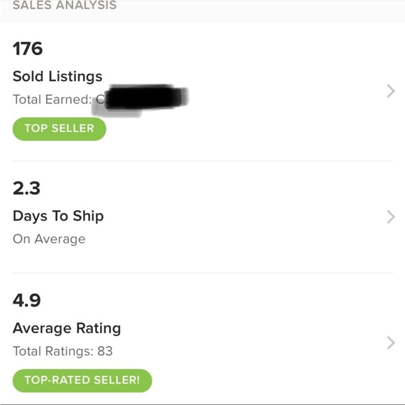 Top rated seller! Welcome to my closet! - Picture 6 of 6